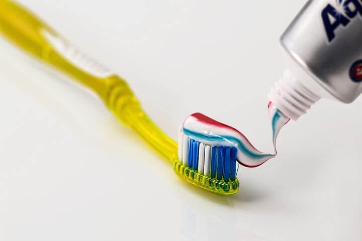 Stripey toothpaste